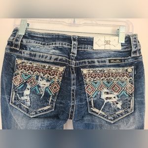MISS ME SIZE 28 SIGNATURE BOOT CUT STYLE JP8600B3 COLOR MK 591
